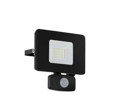Eglo 20W Led stralerFaedo 3 met bewegingssensor zwart - 97461