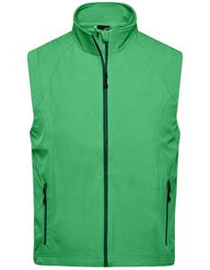 James & Nicholson JN1022 Men´s Softshell Vest - /Green - M