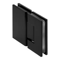 BRAUER Glasscharnier 180 graden 2 stuks mat zwart