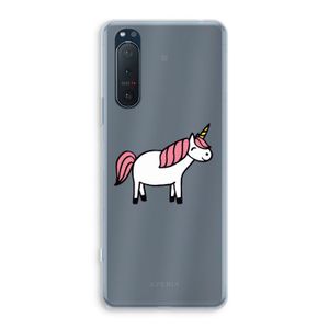 Eenhoorn: Sony Xperia 5 II Transparant Hoesje