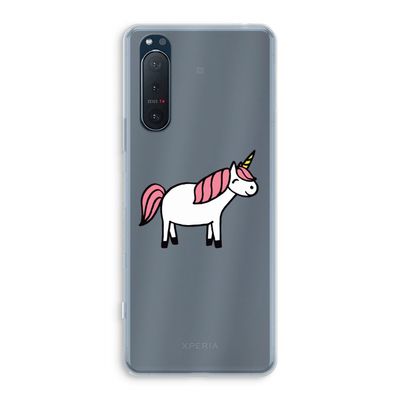Eenhoorn: Sony Xperia 5 II Transparant Hoesje