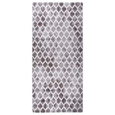 VidaXL Vloerkleed wasbaar anti-slip 80x300 cm meerkleurig