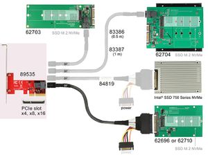 DeLOCK 89535 Intern SAS interfacekaart/-adapter