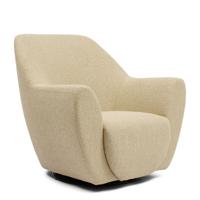 Rivièra Maison Draaifauteuil 'The Jill' Bouclé, kleur Natural Grey Rivièra Maison Draaifauteuil 'The Jill' Bouclé, kleur Natural Grey