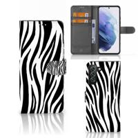 Samsung Galaxy S22 Plus | Telefoonhoesje | Met pasjeshouder | Zebra