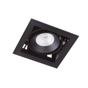 BR0031 LED-inbouwspot 6.5W 2700K/DTW Dimbaar Zwart