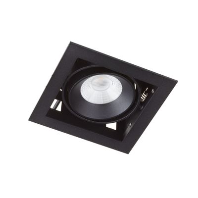 BR0031 LED-inbouwspot 6.5W 2700K/DTW Dimbaar Zwart