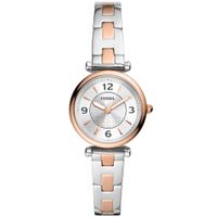 Fossil ES5201 Horloge Carlie staal rose- en zilverkleurig 28 mm - thumbnail