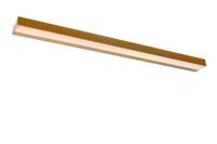 Lucide ALEXA - Wandlamp Badkamer - LED - 1x13W 2700K - IP44 - Mat Goud / Messing