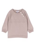Brunello Cucinelli Kids sweat en coton à motif intarsia - Rose