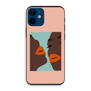 Orange lips: iPhone 12 mini Biologisch afbreekbaar hoesje