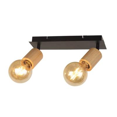 Searchlight Houten plafondlampSpinny 2-lichts - 50211-2NA