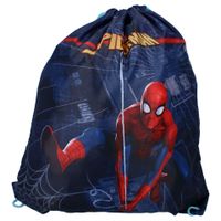 Spiderman sport gymtas / rugzak 44 x 37 cm voor kinderen   - - thumbnail
