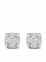 David Yurman puces d'oreilles Petite Chatelaine en argent sterling serties de diamants - thumbnail