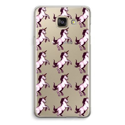 Musketon Unicorn: Samsung Galaxy A5 (2016) Transparant Hoesje