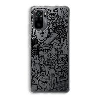 Vexx Black Mixtape: Xiaomi Redmi Note 10 Pro Transparant Hoesje