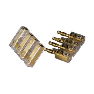 Hama Plug Con.4Pin Gold 6Qmm