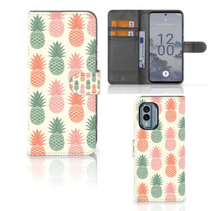 Nokia X30 Book Cover Ananas