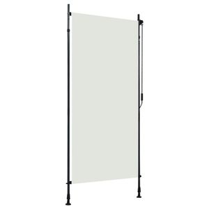 VidaXL Rolgordijn voor buiten 100x270 cm crème