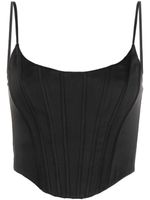 ZIMMERMANN silk corset top - Noir - thumbnail