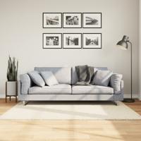 VidaXL Vloerkleed oviedo laagpolig 120x170 cm beige