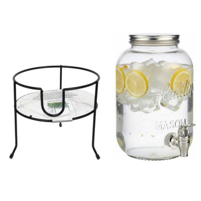 Drankdispenser/limonadetap - 3,8 ltr - inclusief standaard - 19 x 19 cm