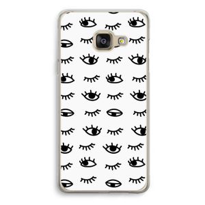 Eye pattern #2: Samsung Galaxy A3 (2016) Transparant Hoesje