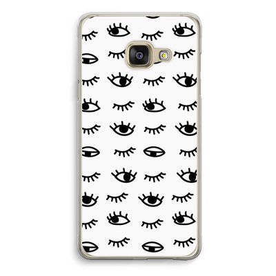 Eye pattern #2: Samsung Galaxy A3 (2016) Transparant Hoesje