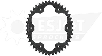 ESJOT Chain wheel 525 47z steel black