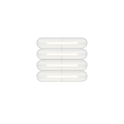 A-N-D - Vale Acrylic 4 units Horizontaal Wandlamp/Plafondlamp