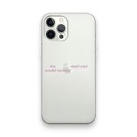 uw waarde daalt niet: iPhone 12 Pro Transparant Hoesje