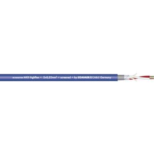 Sommer Cable 200-0102 Microfoonkabel 2 x 0.25 mm² Blauw per meter