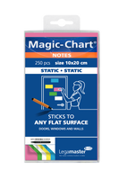 Legamaster Magic-Chart notes 10x20cm assorti 250st - thumbnail