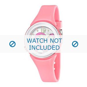 Calypso horlogeband K5576-3 Rubber Roze