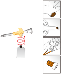 IceToolz (Buzaglo) Vetspuit inclusief tube kopervet C278 (120 ml)