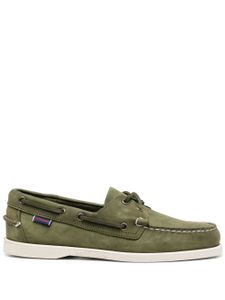 Sebago chaussures bateau en daim - Vert