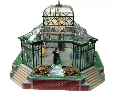 Lemax the garden ballroom, with 4.5v adaptor