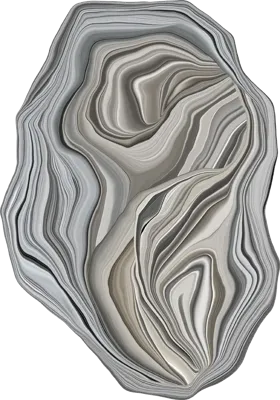 Moooi Carpets - Vloerkleed Liquid Layers Flint Rock Wool -