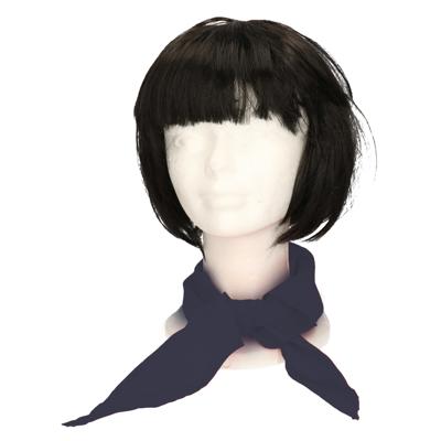 Myrtle Beach verkleed bandana/sjaaltje - donkerblauw - kleuren thema