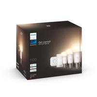 Philips Hue Starterpack - E27 - 10W - White set van 3 929002469204 - thumbnail