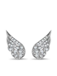 Pragnell boucles d'oreilles Tiara en or blanc 18ct à diamants - Argent