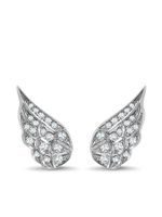 Pragnell boucles d'oreilles Tiara en or blanc 18ct à diamants - Argent