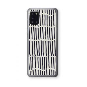Moroccan stripes: Samsung Galaxy A31 Transparant Hoesje