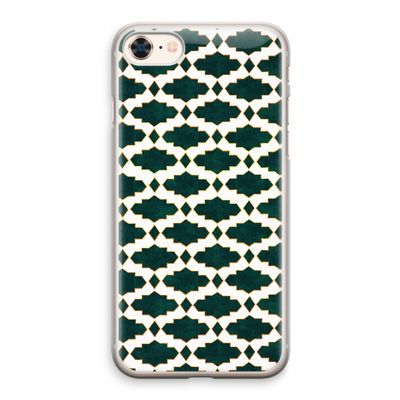 Moroccan tiles: iPhone 8 Transparant Hoesje