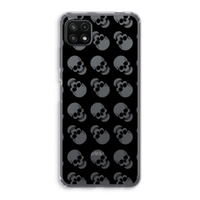 Musketon Skulls: Samsung Galaxy A22 5G Transparant Hoesje