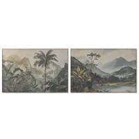 Schilderij Home ESPRIT Spar 120 x 3 x 80 cm