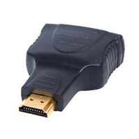 HDMI male naar DVI female adapter gold plated - thumbnail