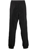 MSGM pantalon de jogging à logo imprimé - Noir