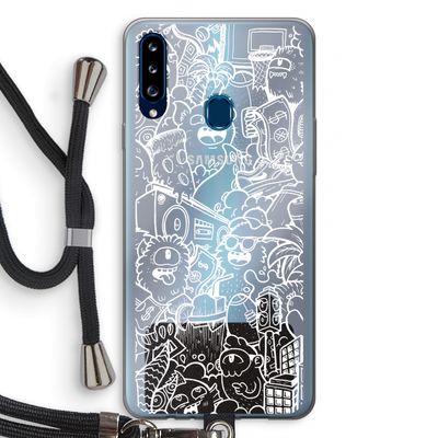 Vexx City #2: Samsung Galaxy A20s Transparant Hoesje met koord