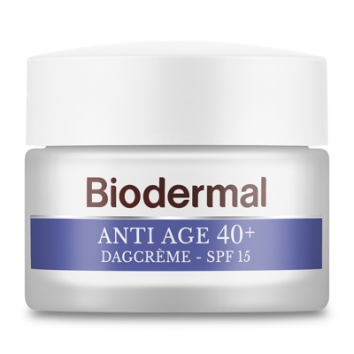 Biodermal Anti Age 40+ Dagcrème met hyaluronzuur en vitamine C - met SPF15